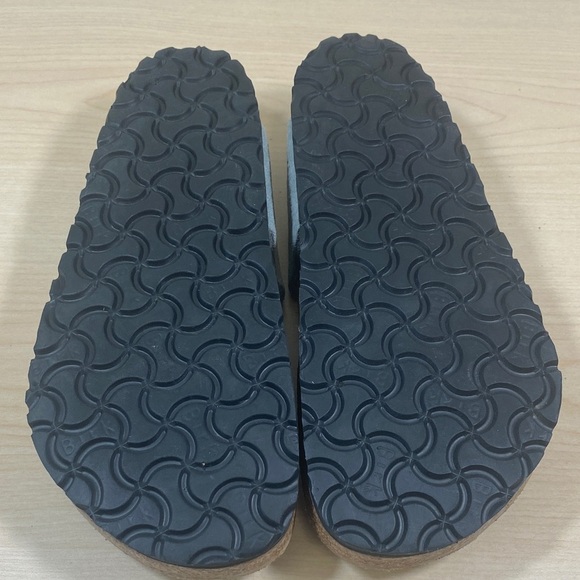 Birkenstock Gizeh Light Gray Suede Women's Thong Sandals - Picture 8 of 9